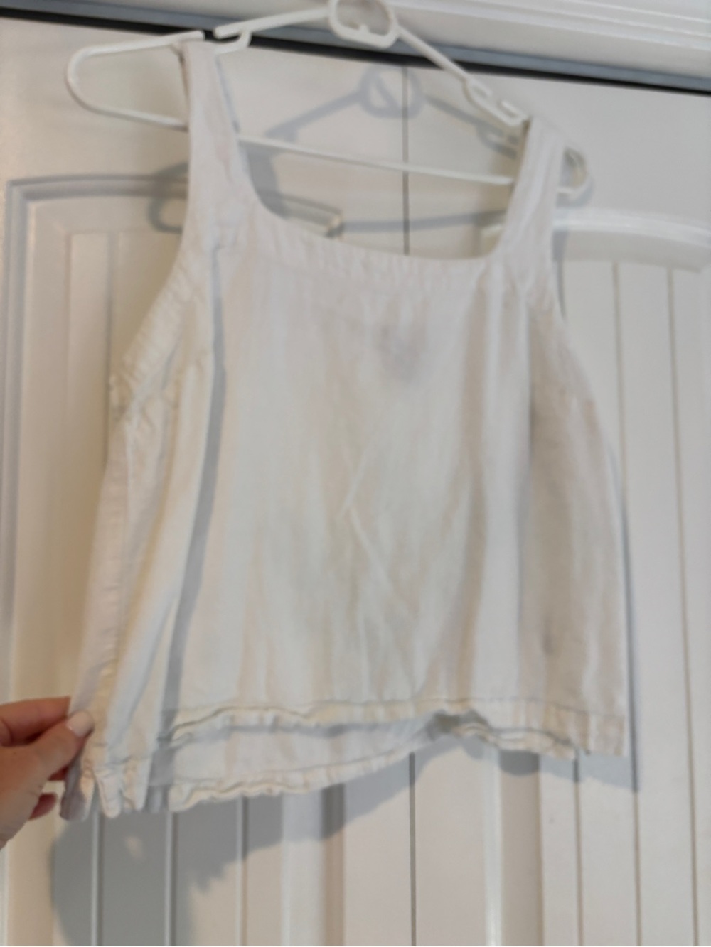 a new day White Square-Neck Tank Top
